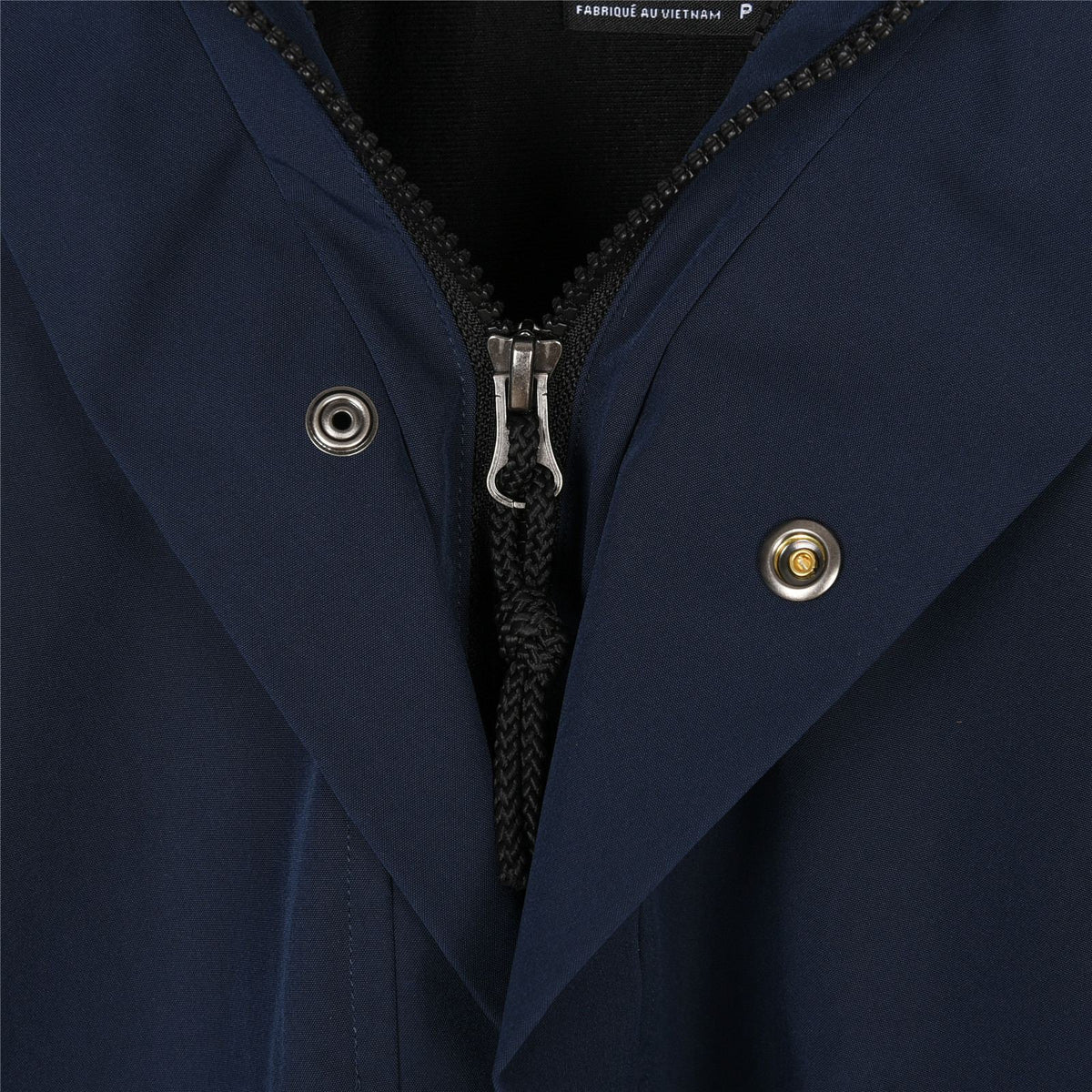 The North Face Men's Hooded Mountain Jacket | Navy Blue & Black Color Block