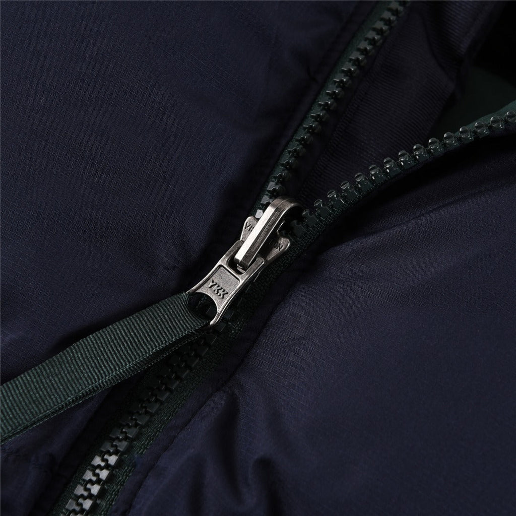 The North Face 1996 Retro Nuptse Jacket – Navy & Dark Green Color Block | Women's & Men's Styling