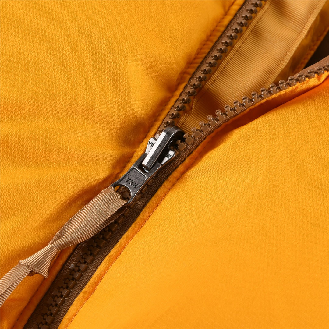 The North Face 1996 Retro Nuptse Jacket – Yellow & Brown Color Block | Women's & Men's Styling