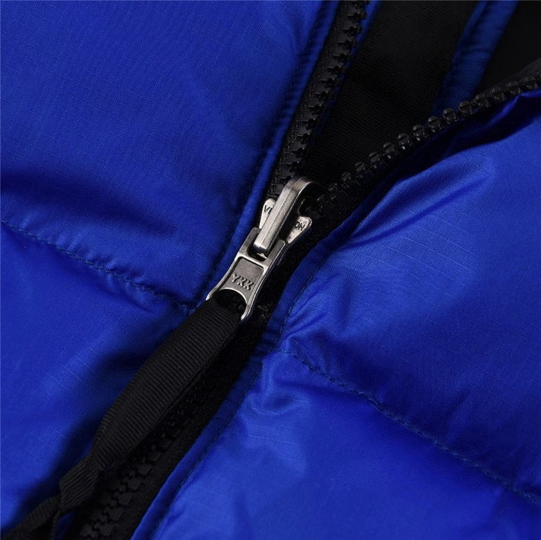 The North Face 1996 Retro Nuptse Jacket – Blue & Black Color Block | Women's & Men's Styling
