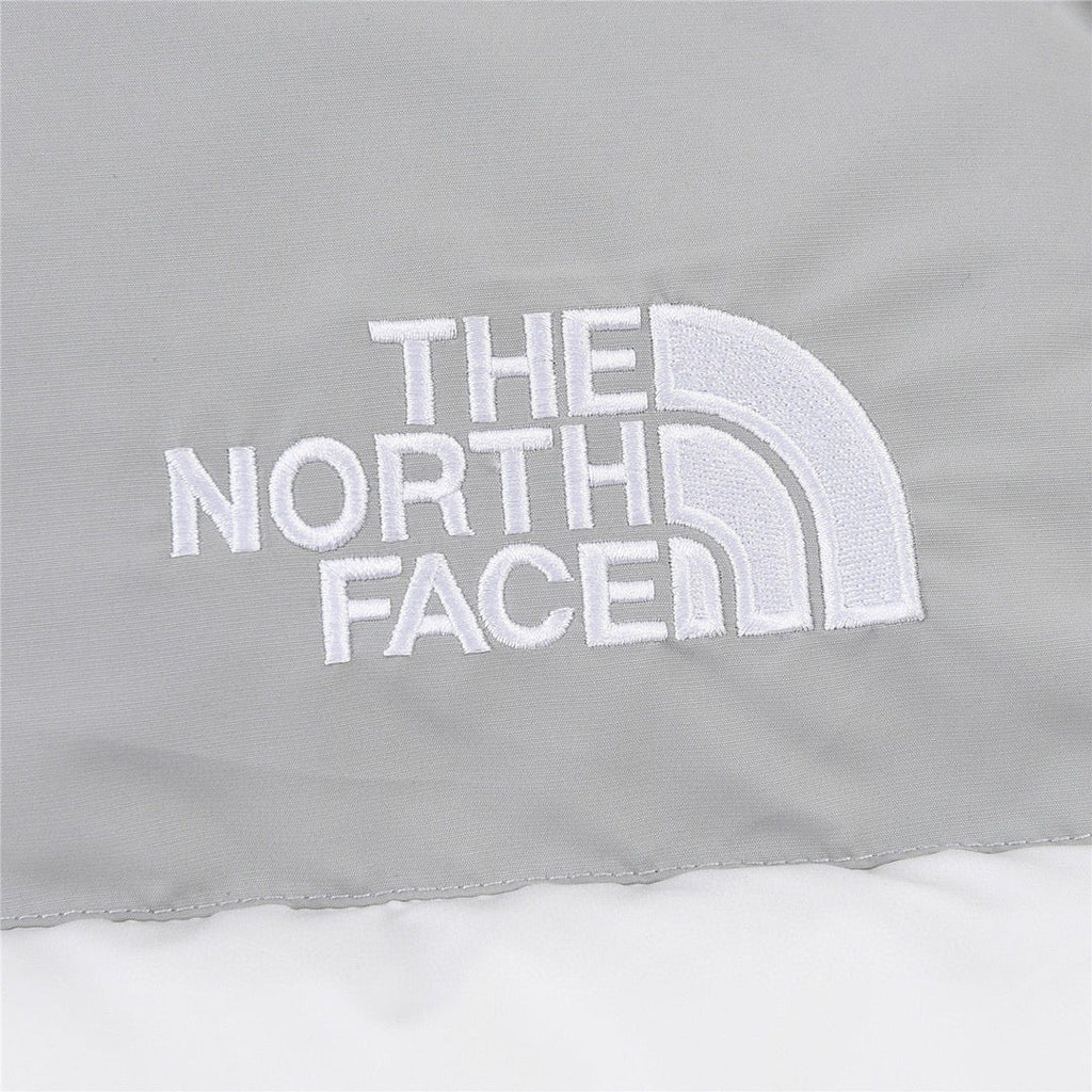 The North Face 1992 Patch Color Block Puffer Jacket | Grey & White | Women's & Men's Streetwear Style