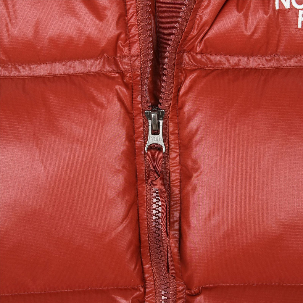 The North Face Cropped Puffer Jacket – Shiny Red | Women's & Men's Styling