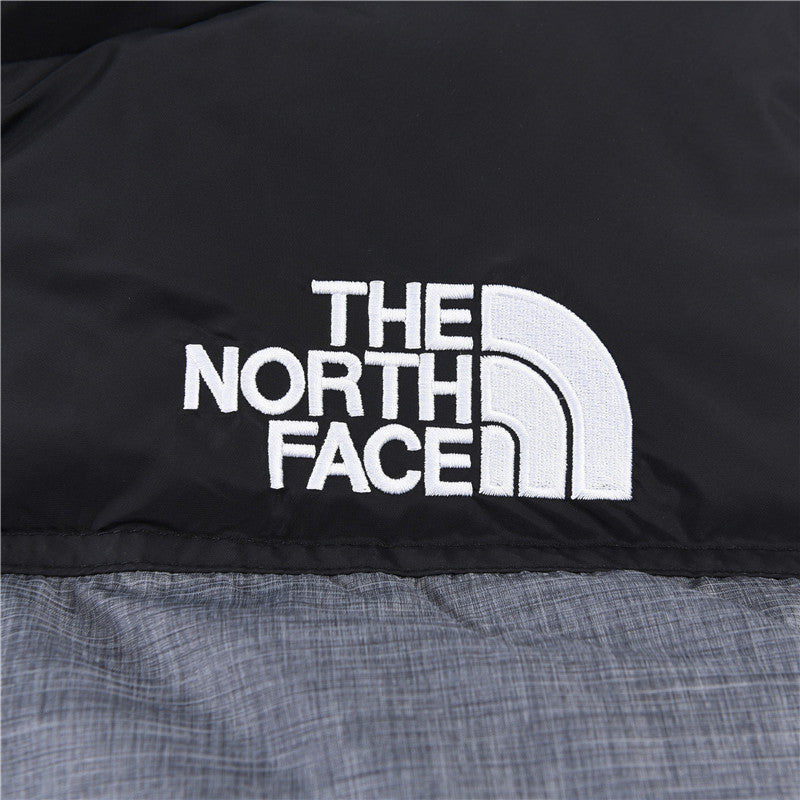 The North Face Men's Puffer Jacket – Grey & Black Color Block | Women's Styling