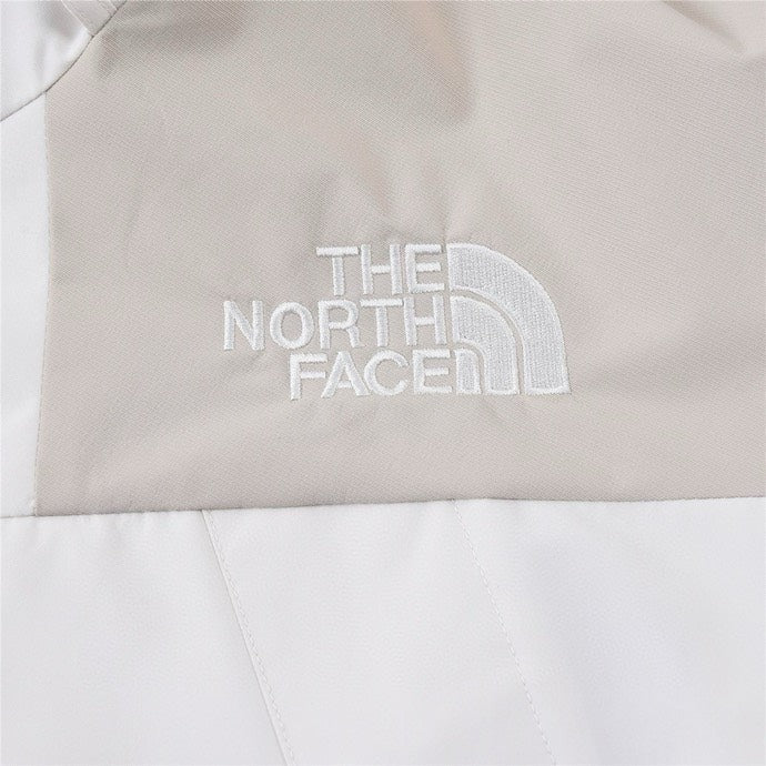 The North Face Mountain Jacket – White & Beige Color Block | Women's & Men's Styling