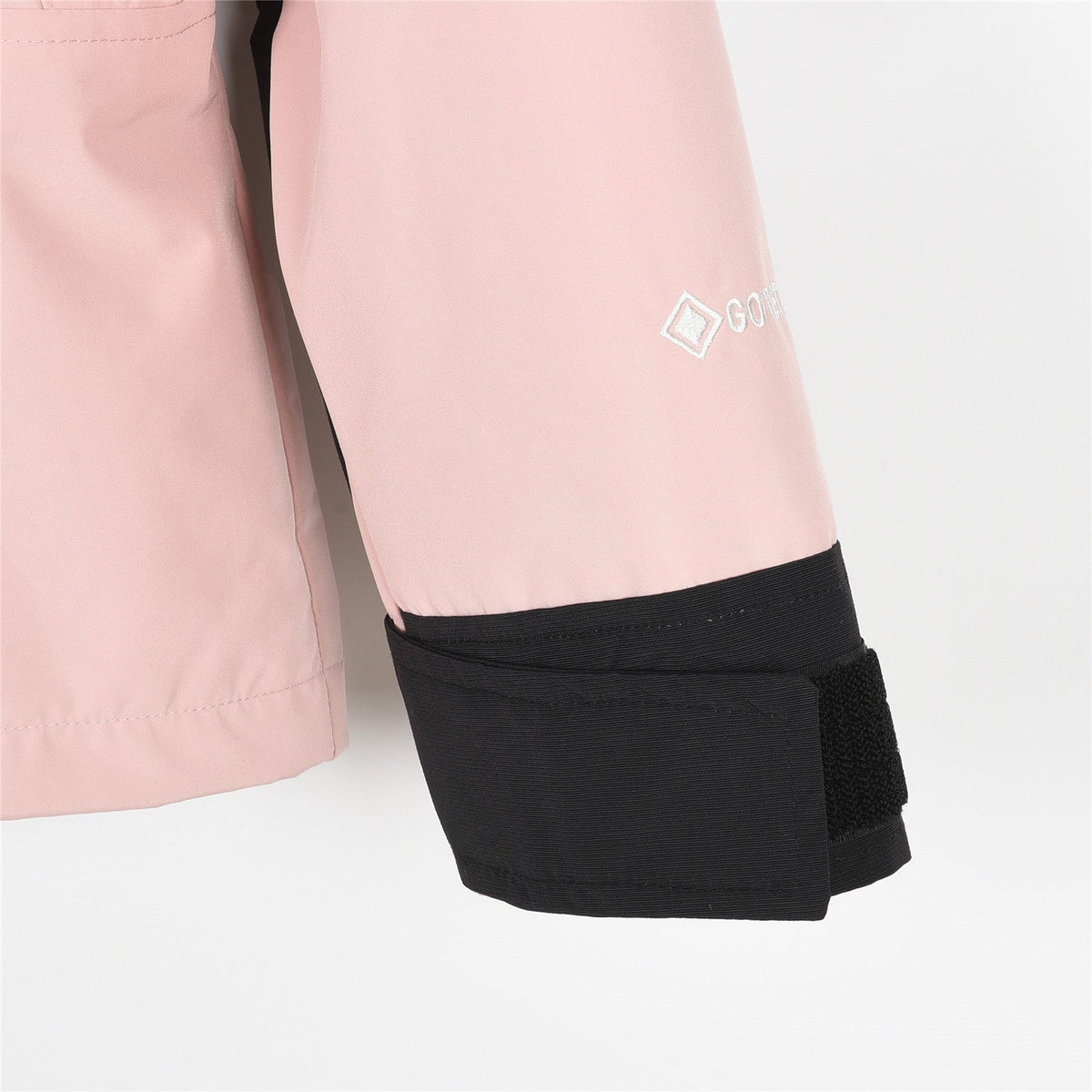 The North Face Men's Pink Black Color Block Hooded Mountain Jacket