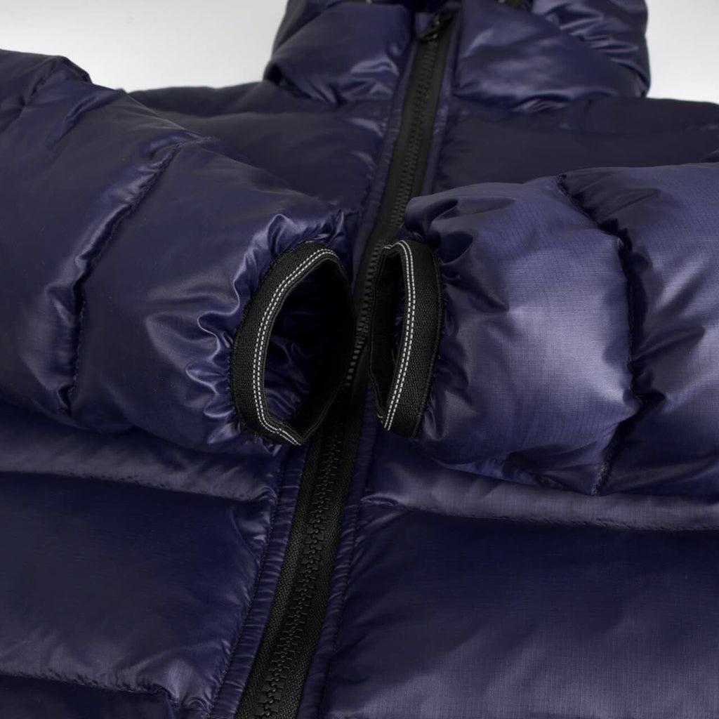 Canada Goose Women's Men's Unisex Hooded Puffer Jacket - Navy Blue
