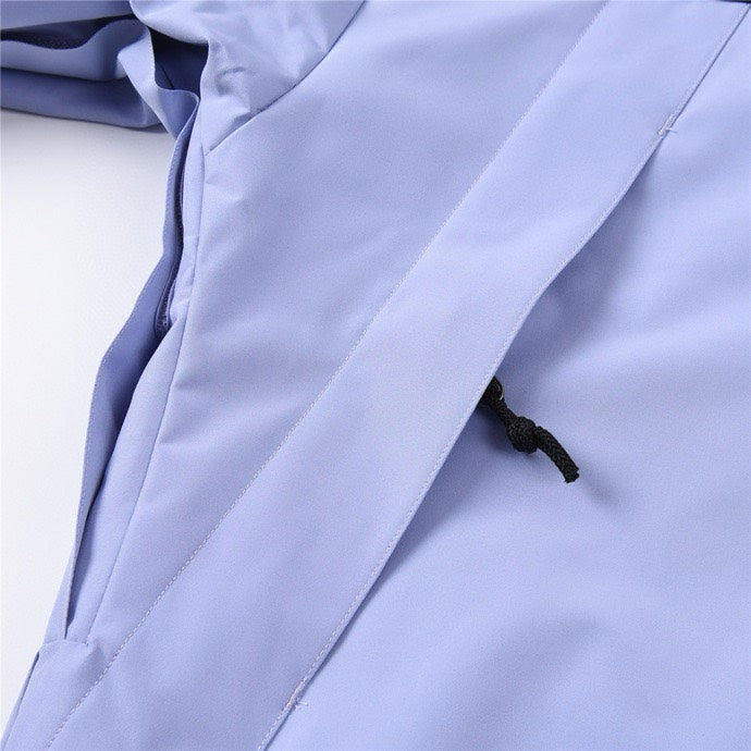 The North Face Mountain Jacket – Light Blue & Black Color Block | Women's & Men's Styling