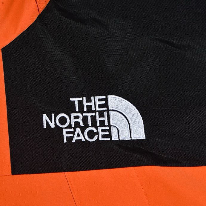 The North Face Mountain Jacket – Orange & Black Color Block | Women's & Men's Styling