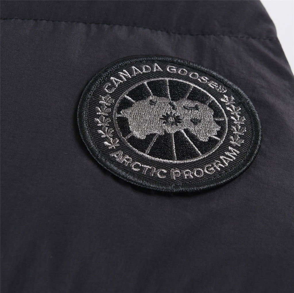 Canada Goose Women's Men's Long Hooded Down Coat - Black