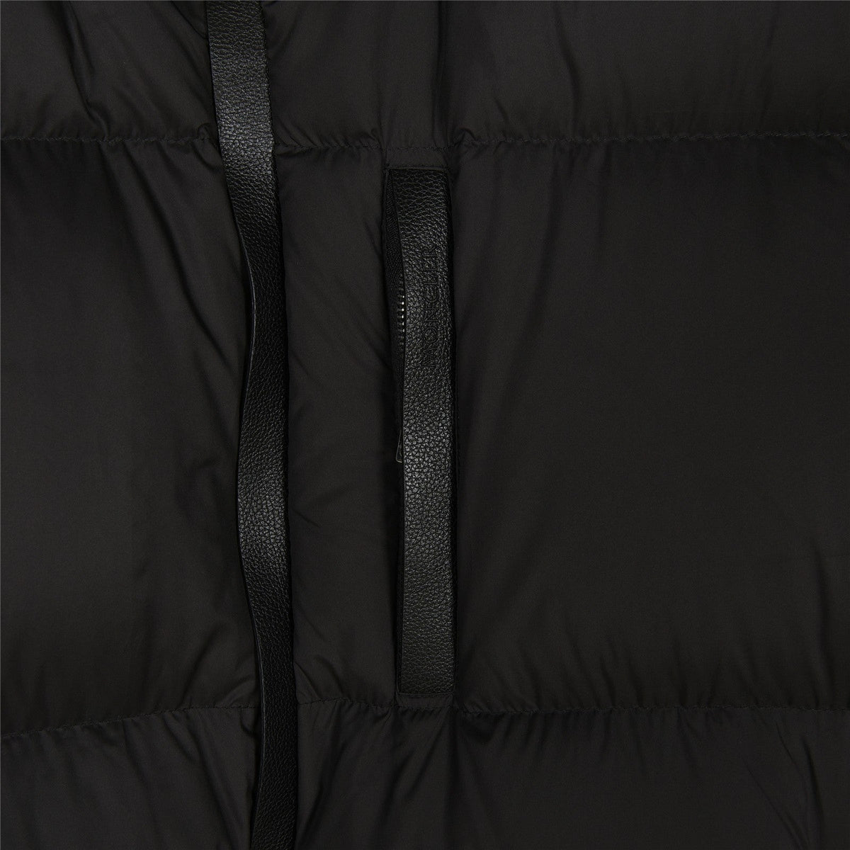 Moncler Women's Men's Thick Stand Collar Down Jacket - Black