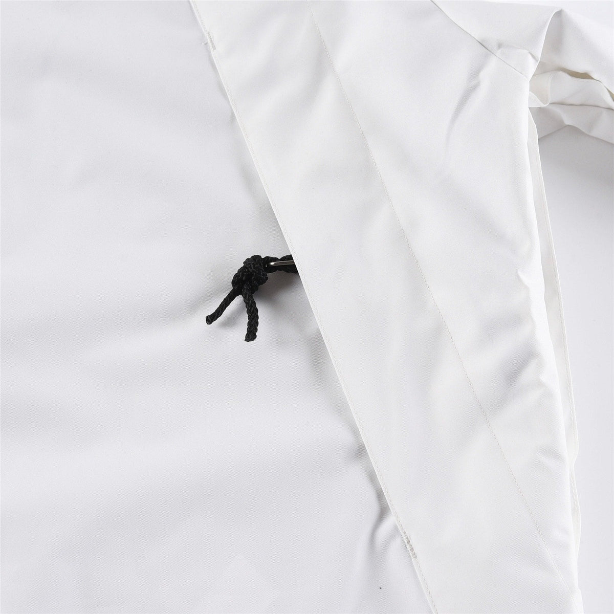 The North Face Women's Men's GORE-TEX Hooded Mountain Jacket - White & Black Color Block Waterproof Shell