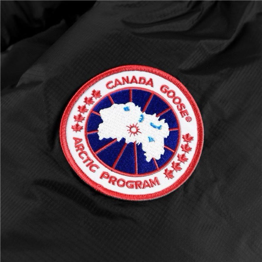 Canada Goose Women's Men's Short Hooded Down Jacket - Black