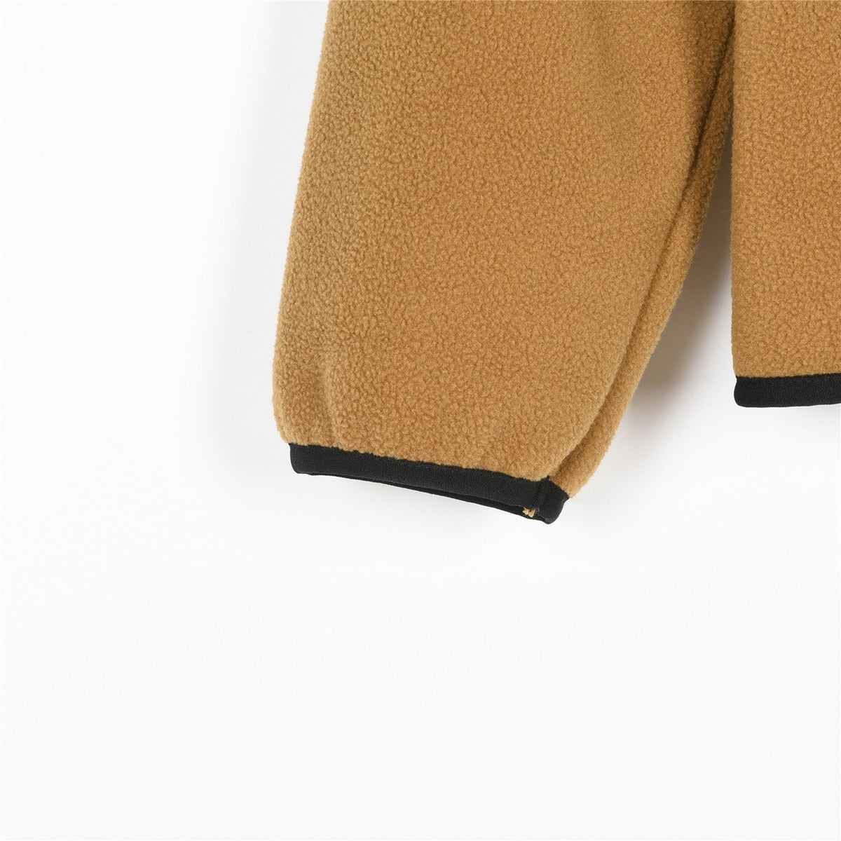 The North Face Women's Men's Fleece Jacket - Khaki & Black Color Block