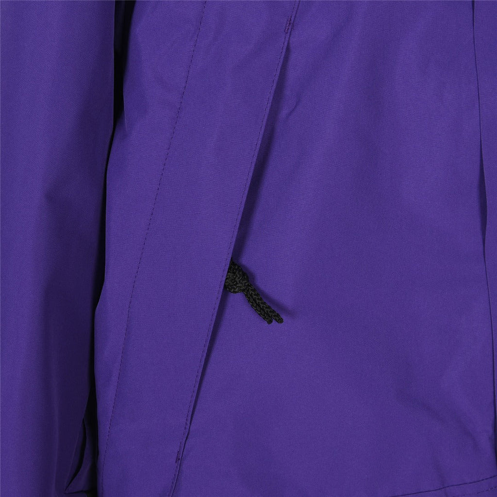 The North Face Men's Hooded Mountain Jacket | Purple & Black Color Block