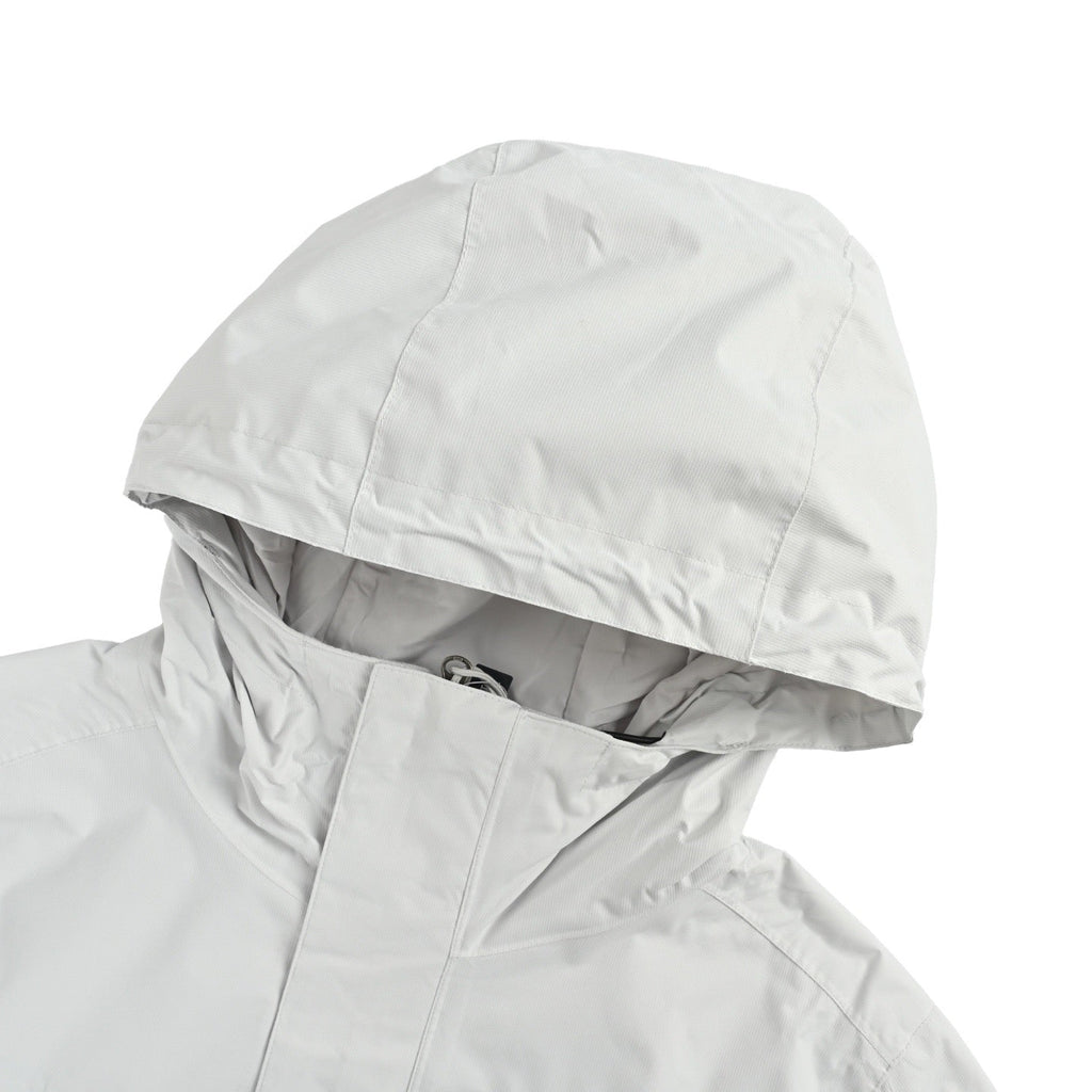 The North Face Women's Men's Hooded Rain Jacket - Light Gray