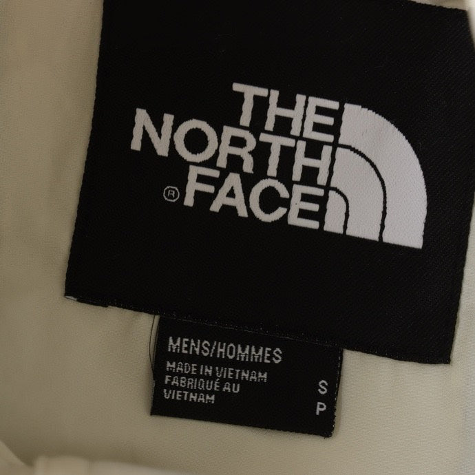 The North Face Women's Men's Cropped Hooded Jacket - White & Black Color Block