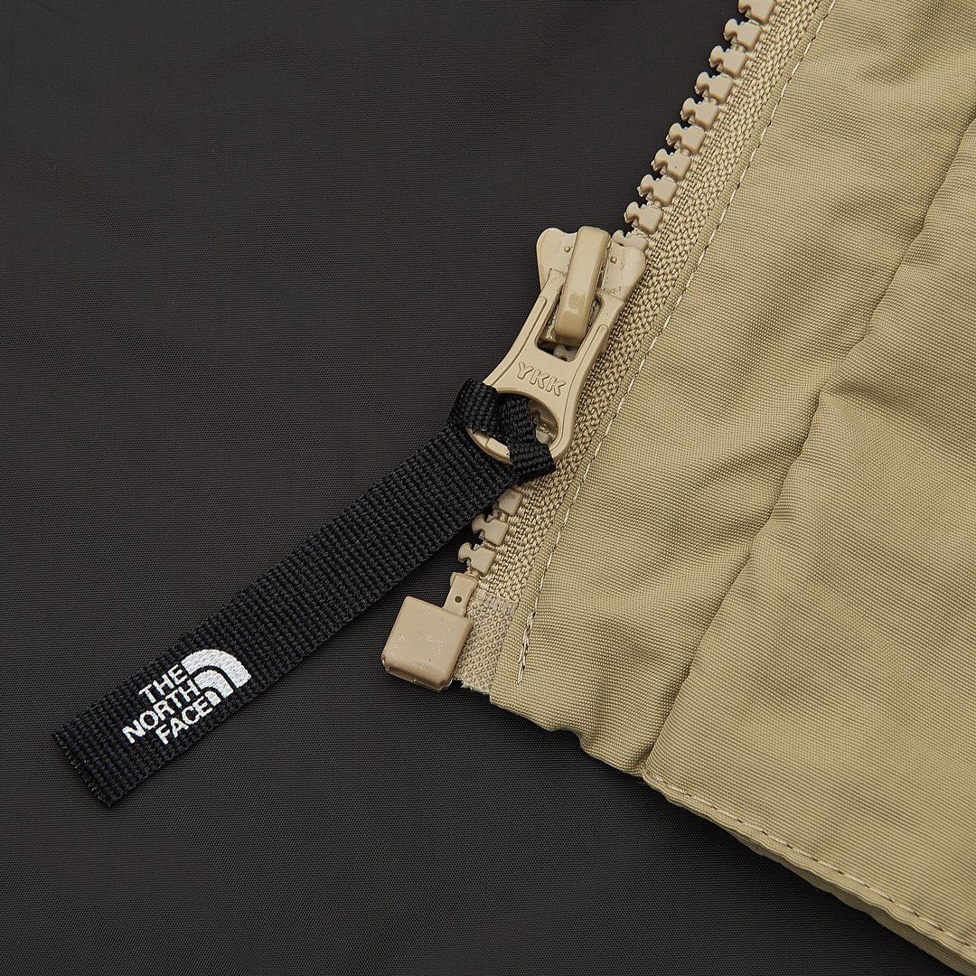 The North Face Women's Men's Hooded Windproof Jacket - Khaki & Black Color Block