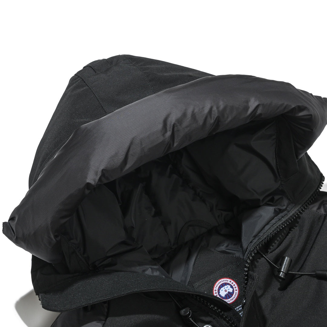 Canada Goose Women's Men's Hybrid Hooded Down Jacket - Black