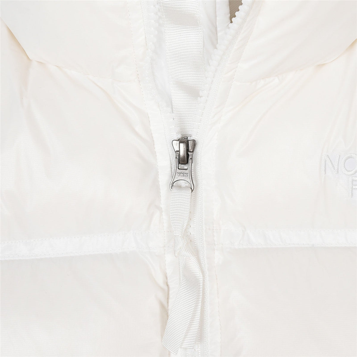 The North Face Cropped Puffer Jacket – Off White | Women's & Men's Styling