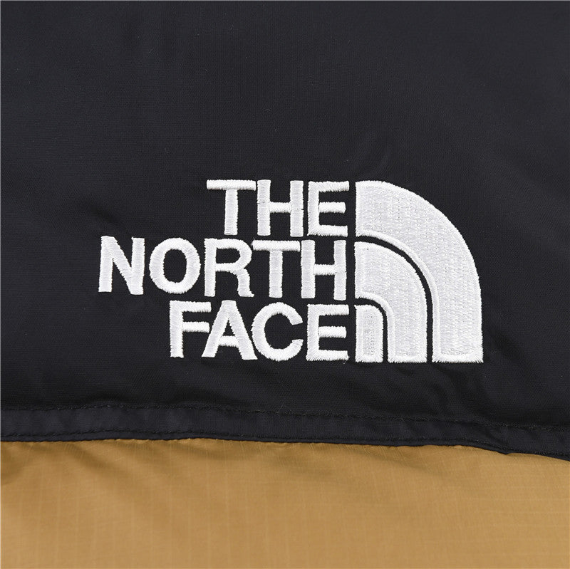 The North Face 1996 Retro Nuptse Jacket – Khaki & Black Color Block | Women's & Men's Styling