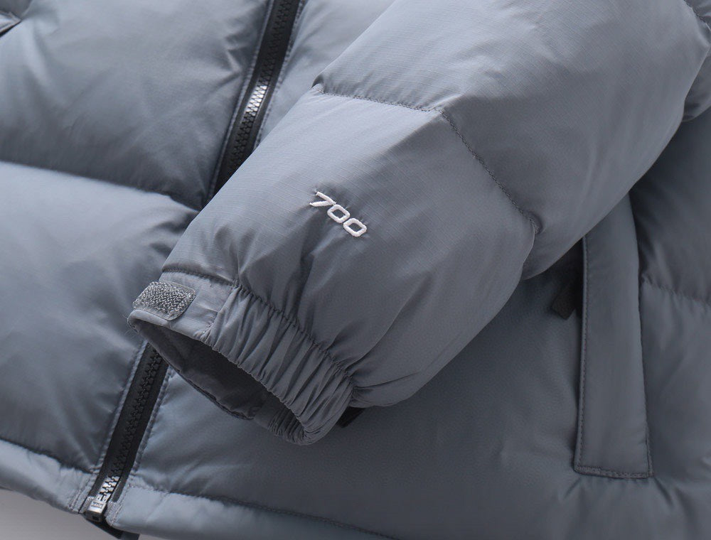 The North Face 1996 Retro Nuptse Jacket Grey Black Color Block