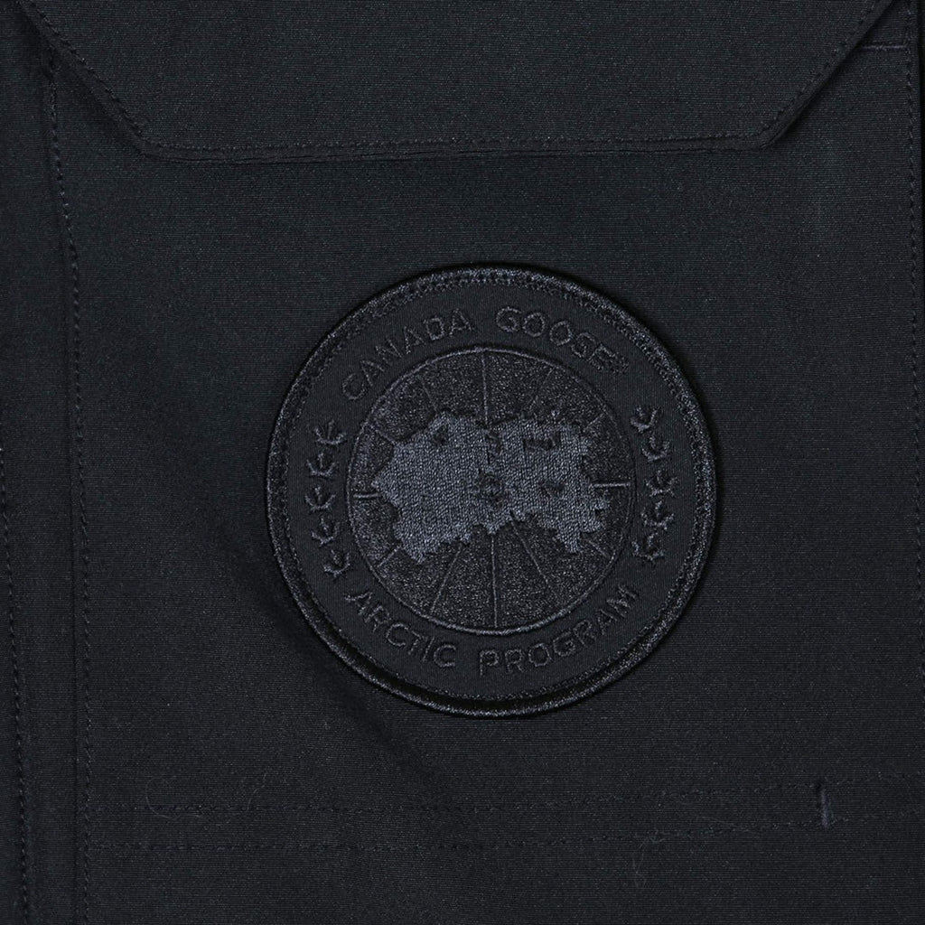 Canada Goose Women's Men's Patchwork Fur Hood Parka Jacket - Black