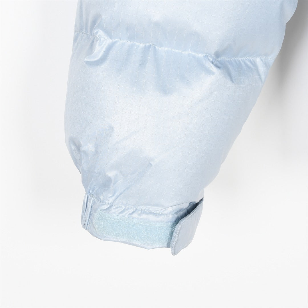 The North Face 1996 Retro Nuptse Jacket – Ice Blue & Black Color Block | Women's & Men's Styling