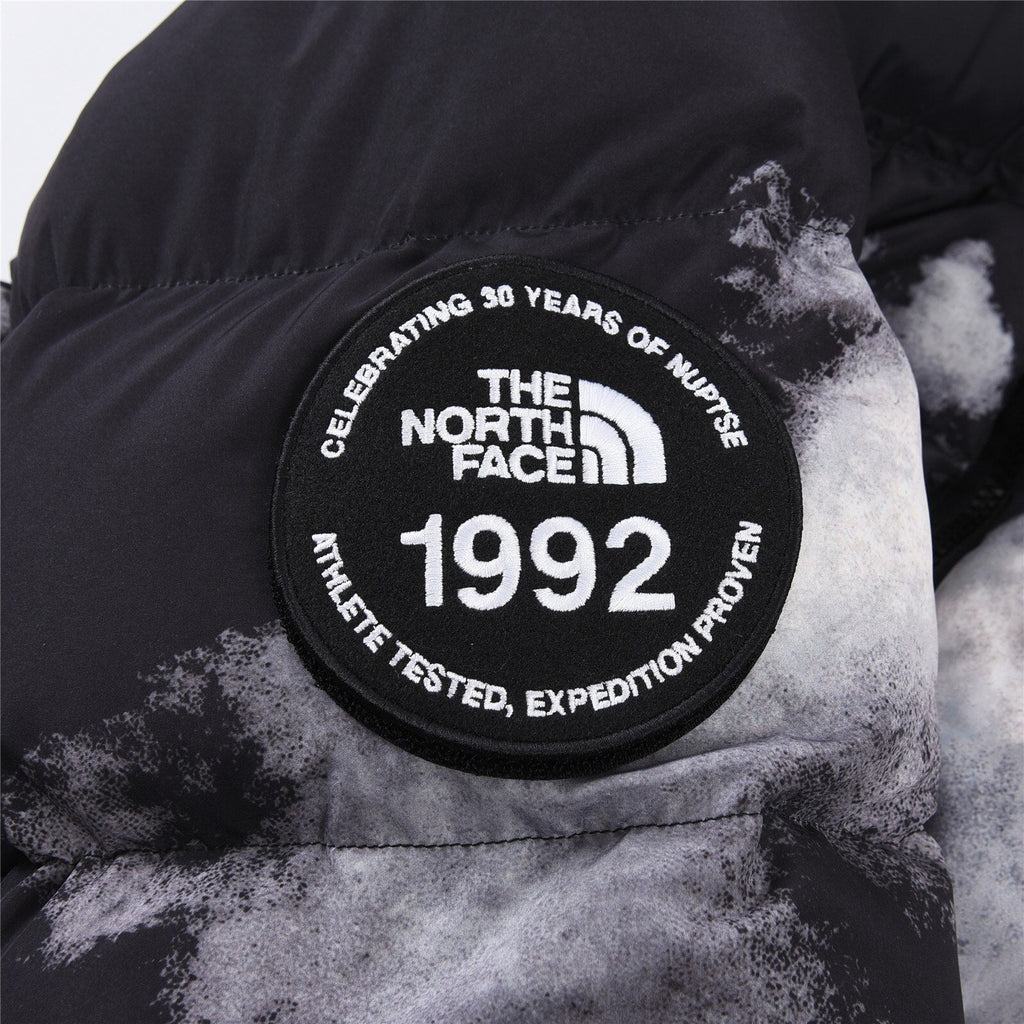 The North Face 1992 Retro Nuptse Jacket – Black Cloud Print | Women's & Men's Styling