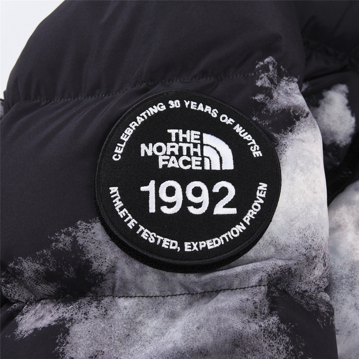 The North Face 1992 Retro Nuptse Jacket – Black Cloud Print | Women's & Men's Styling