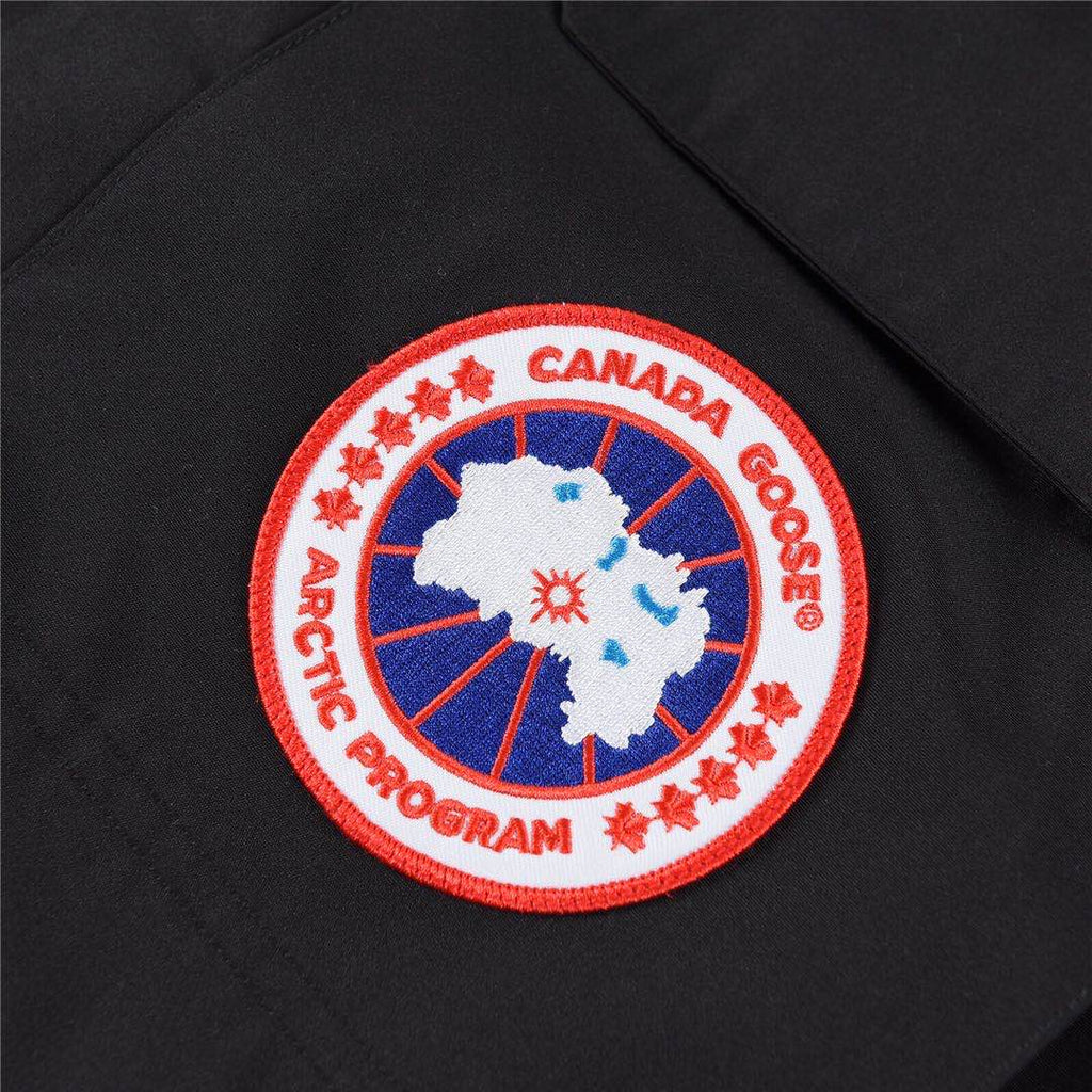 Canada Goose Women's Men's Fur Hood Parka Jacket - Black