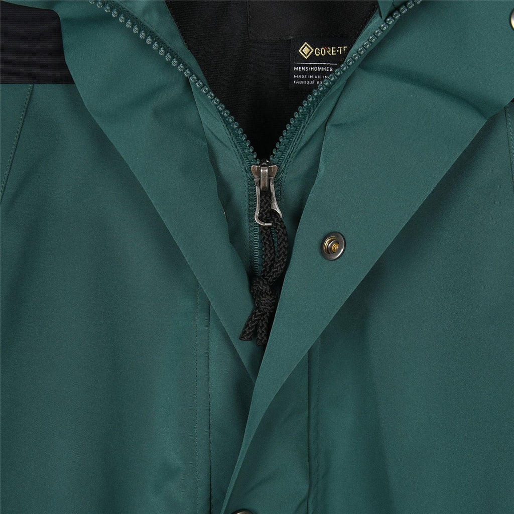 The North Face Men's Hooded Mountain Jacket | Teal Green & Black Color Block