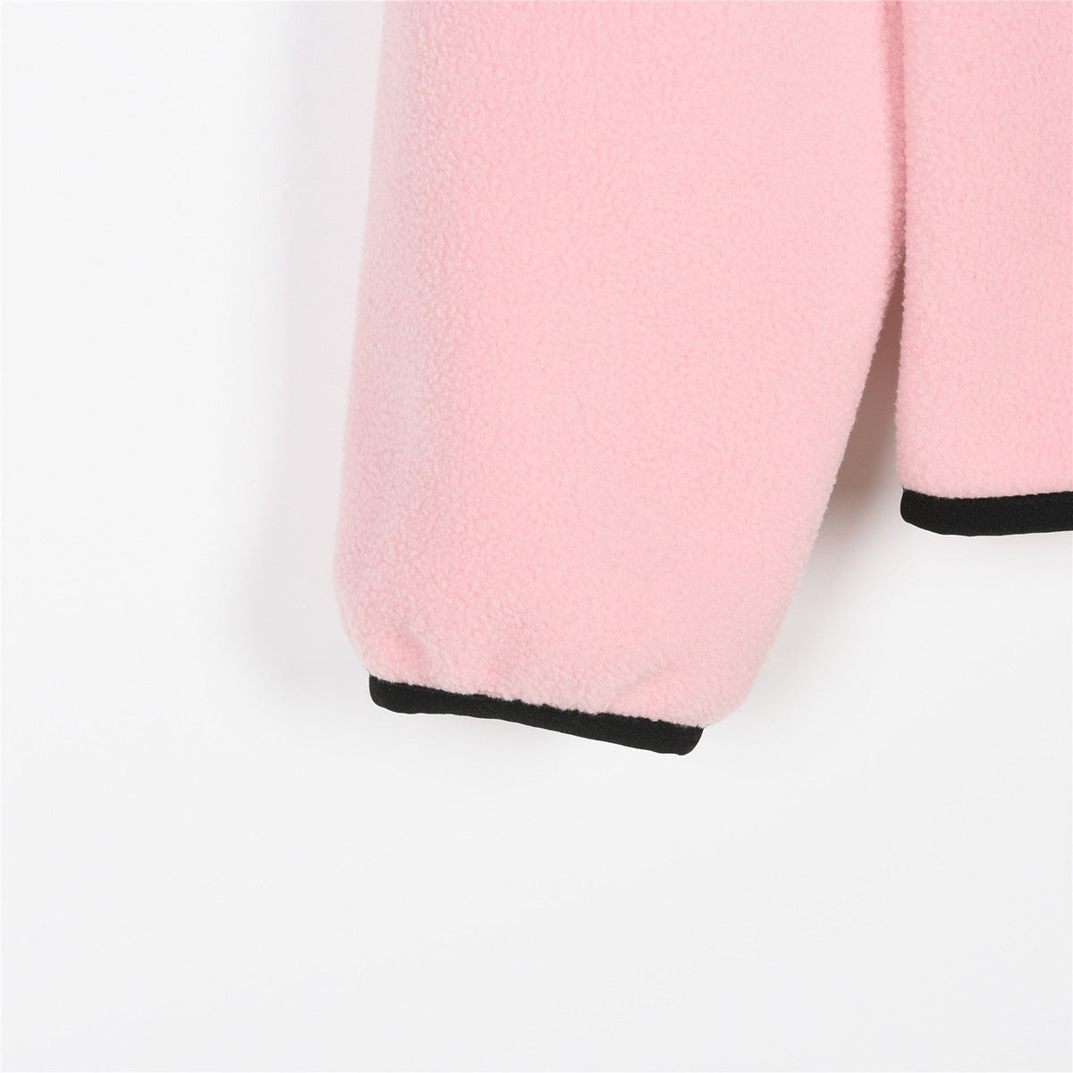 The North Face Women's Men's Fleece Jacket - Light Pink & Black Color Block