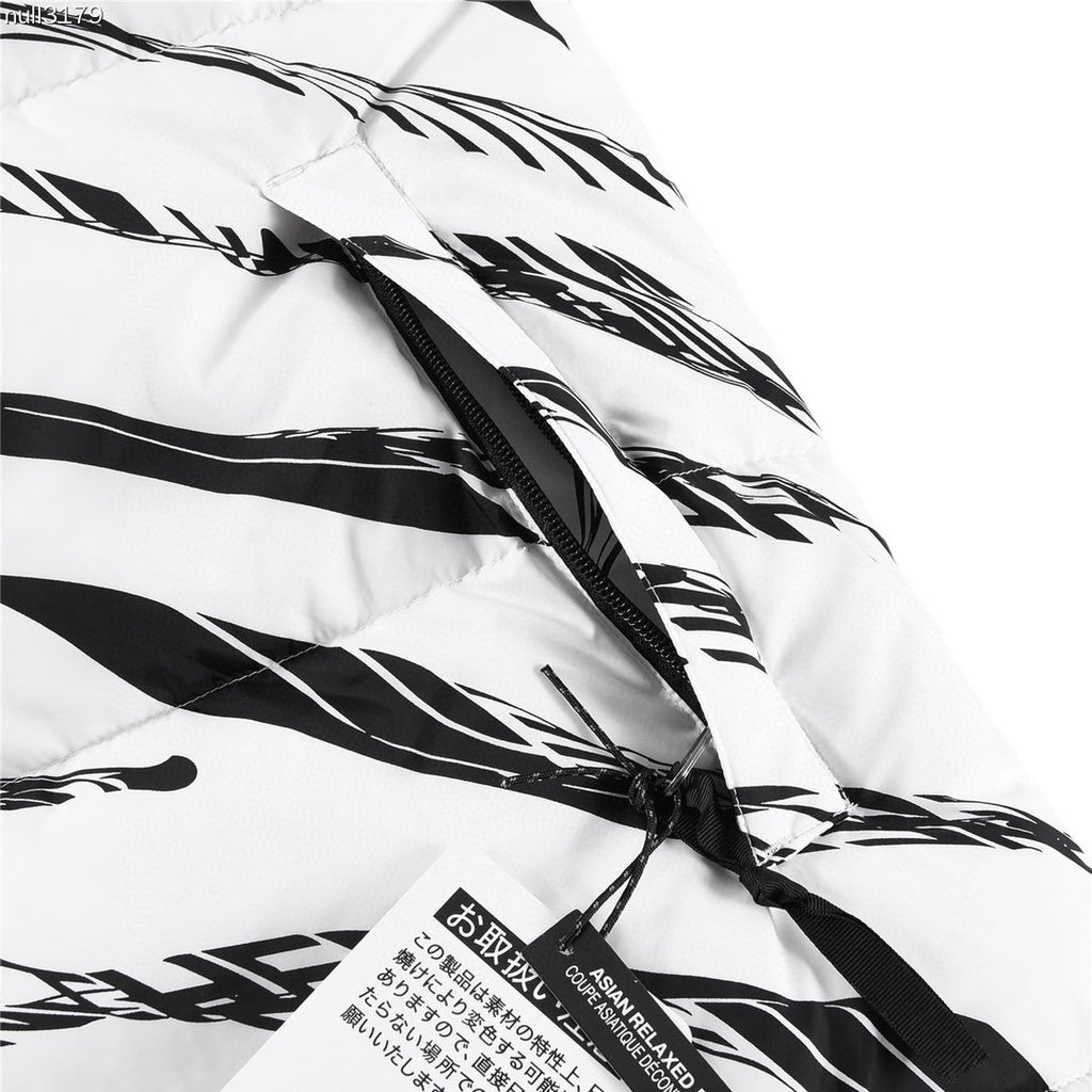 The North Face 1996 Retro Nuptse Jacket – White & Black Graphic Print | Women's & Men's Styling