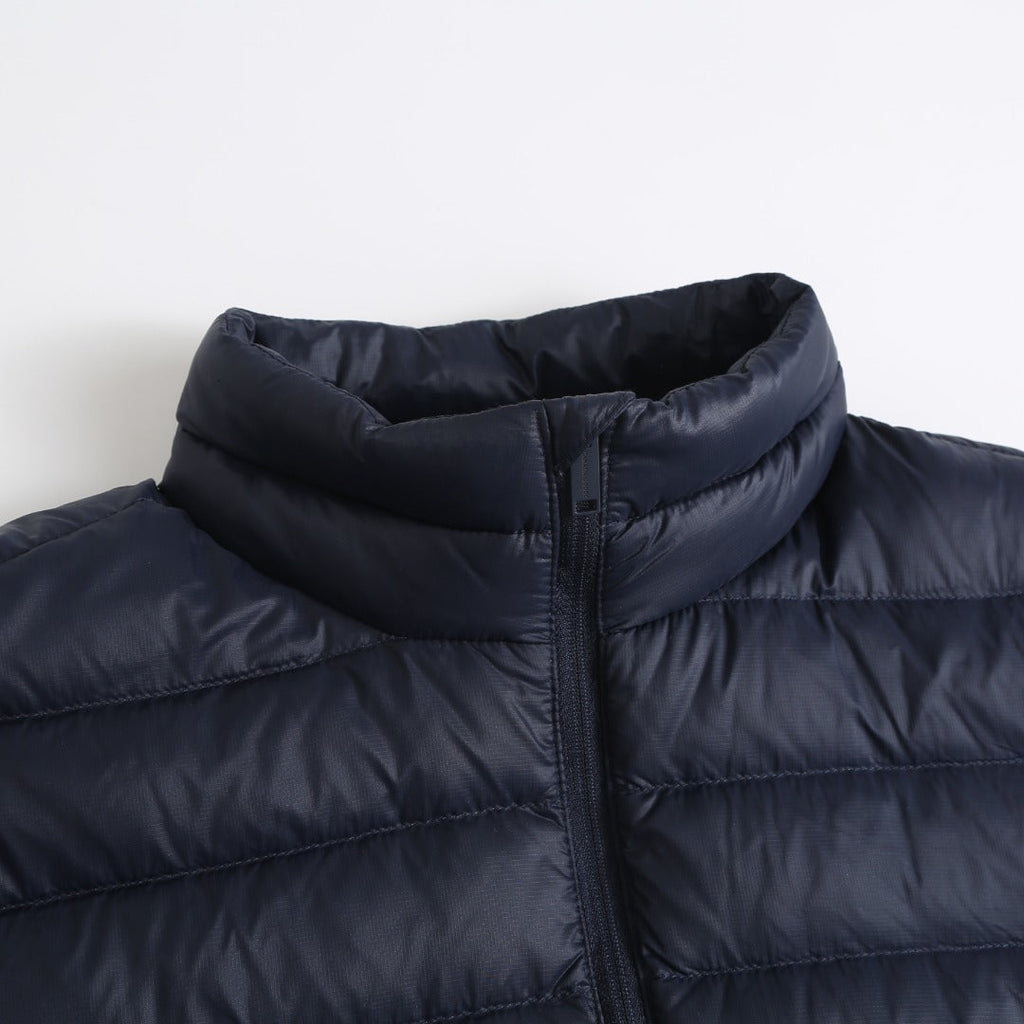 Canada Goose Women's Men's Lightweight Stand Collar Puffer Jacket - Navy Blue