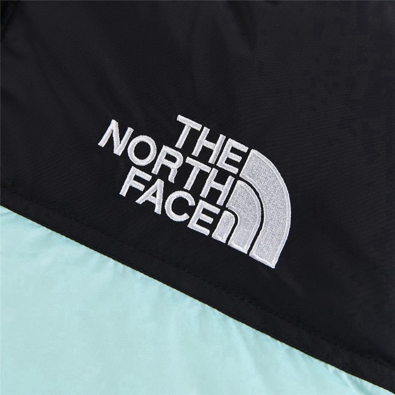 The North Face 1996 Retro Nuptse Jacket – Mint & Black Color Block | Women's & Men's Styling