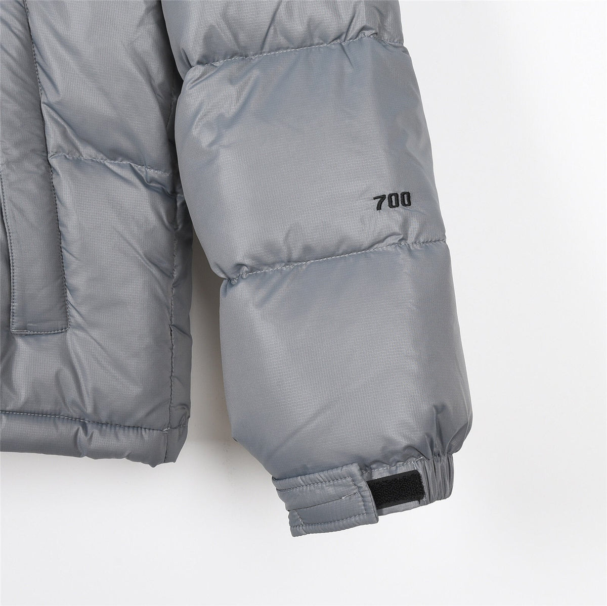 The North Face Color Block Stand Collar Puffer Jacket | Grey | Women's & Men's Streetwear Style