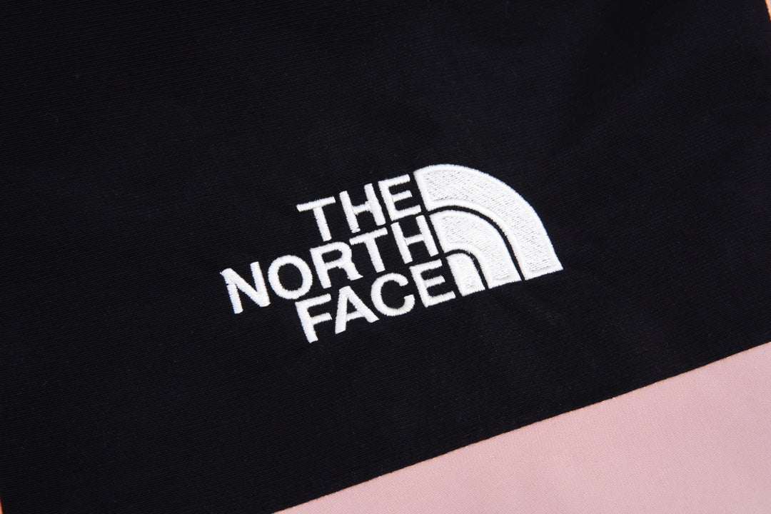 The North Face Men's GORE-TEX Hooded Mountain Jacket | Light Pink & Black Color Block