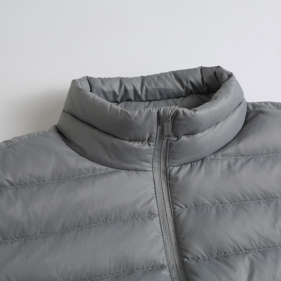 Canada Goose Women's Men's Lightweight Stand Collar Puffer Jacket - Grey