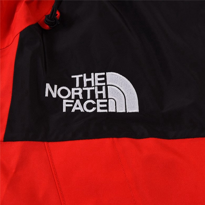 The North Face Mountain Jacket – Red & Black Color Block | Women's & Men's Styling