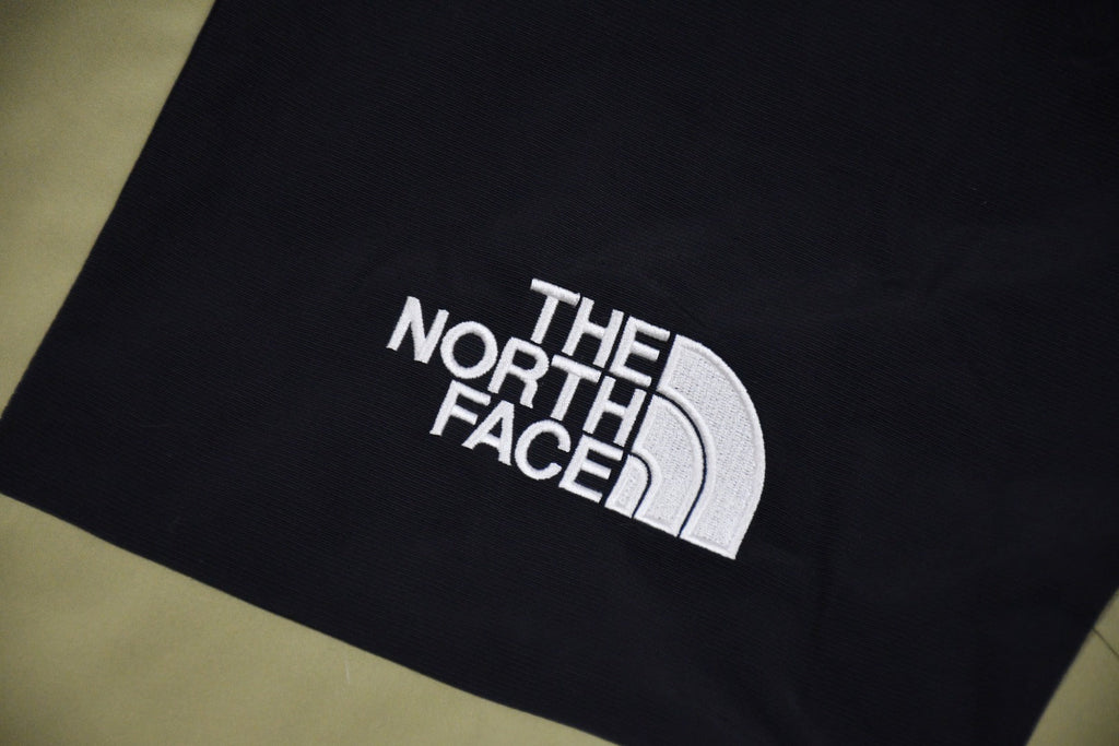 The North Face Men's GORE-TEX Hooded Mountain Jacket | Olive Yellow & Black Color Block