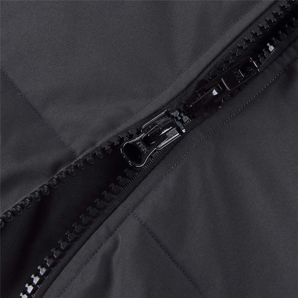 Canada Goose Women's Men's Fur Hood Long Puffer Coat - Dark Grey