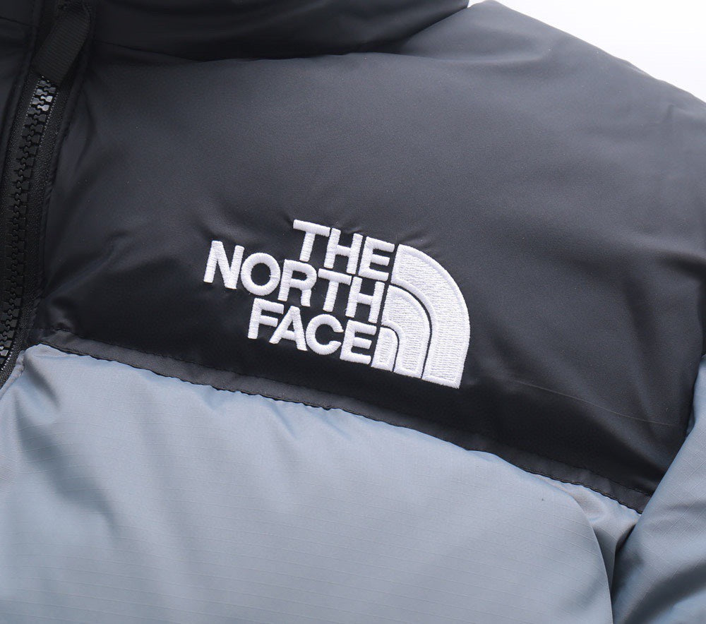 The North Face 1996 Retro Nuptse Jacket Grey Black Color Block