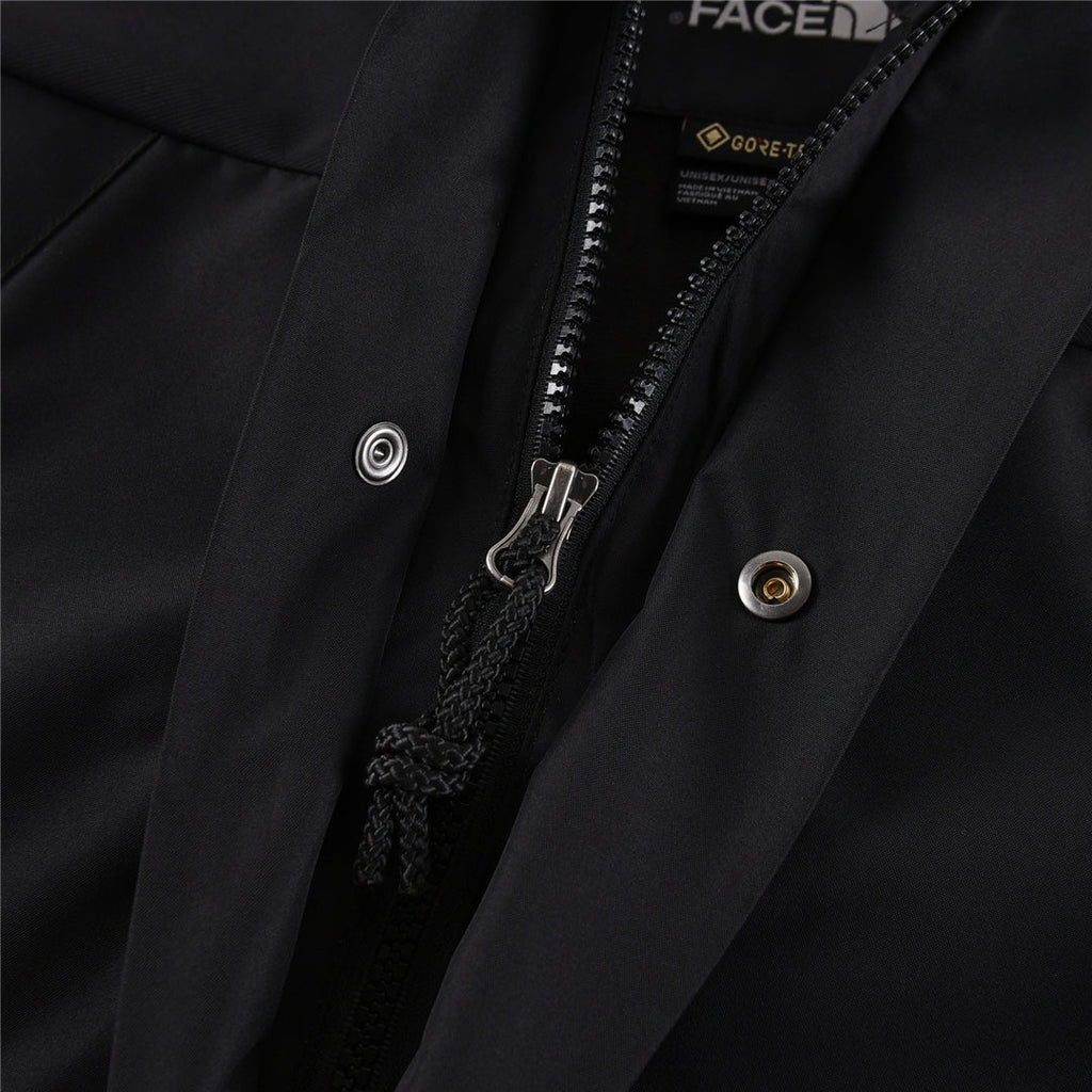 The North Face Women's Men's GORE-TEX Hooded Mountain Jacket - All Black Waterproof Shell