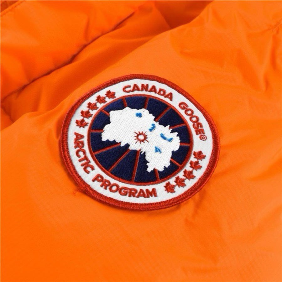 Canada Goose Women's Men's Short Hooded Down Jacket - Orange