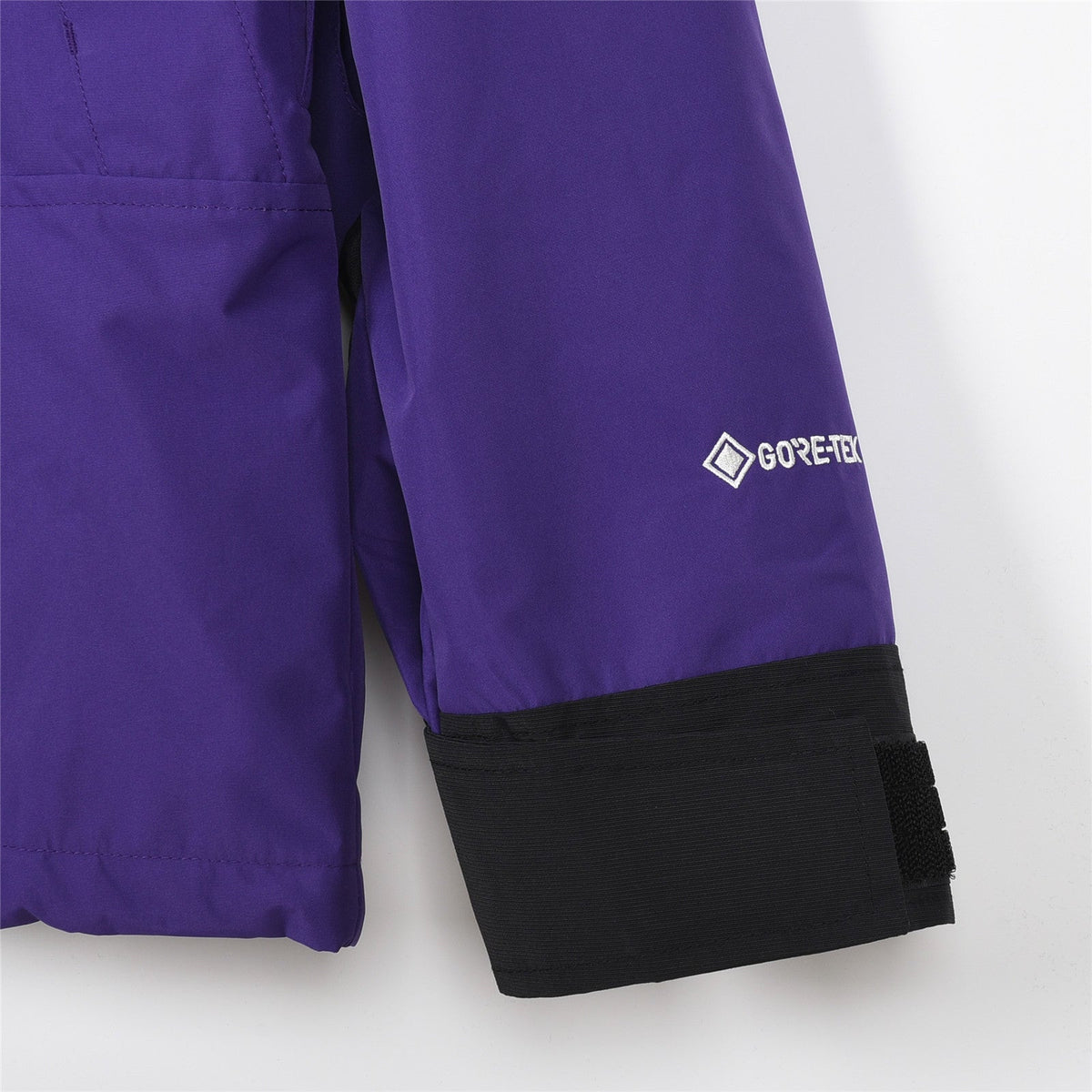 The North Face Men's Hooded Mountain Jacket | Purple & Black Color Block