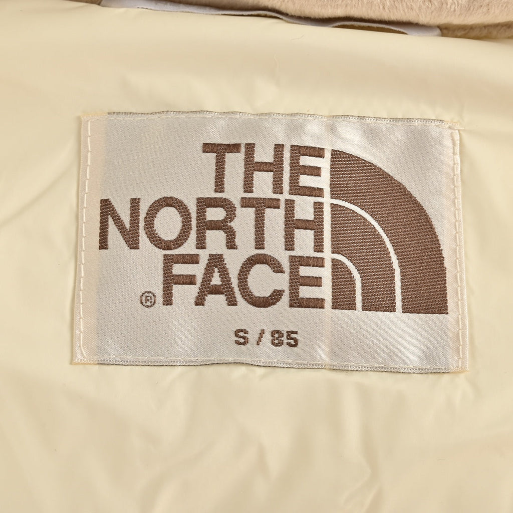 The North Face Women's Cropped Puffer Jacket Cream Beige Color Block