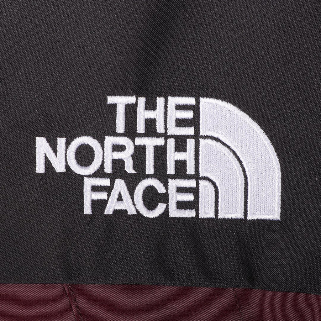 The North Face Women's Men's GORE-TEX Hooded Mountain Jacket - Wine Red & Black Color Block Waterproof Shell
