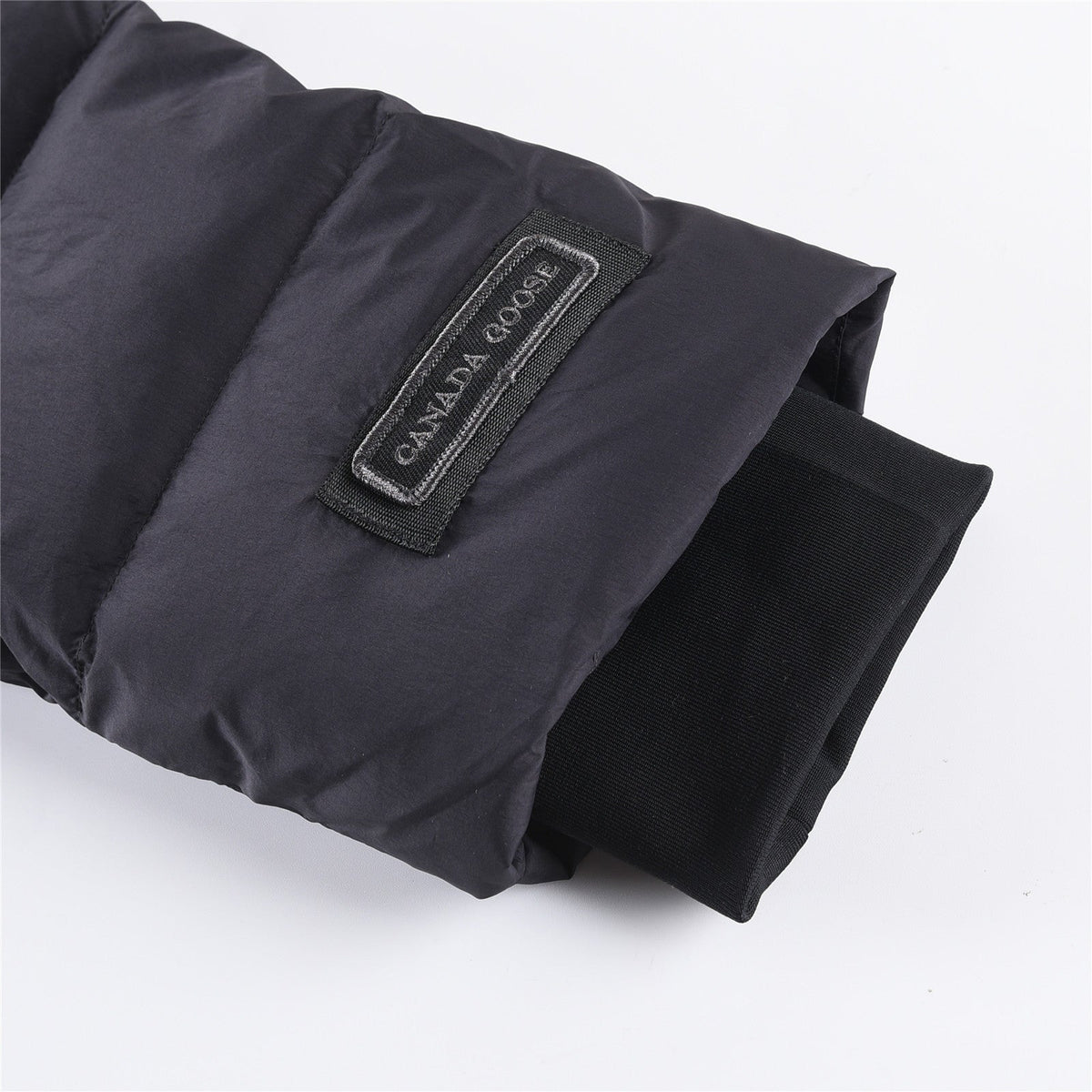 Canada Goose Women's Men's Black Label Hooded Down Jacket - Black