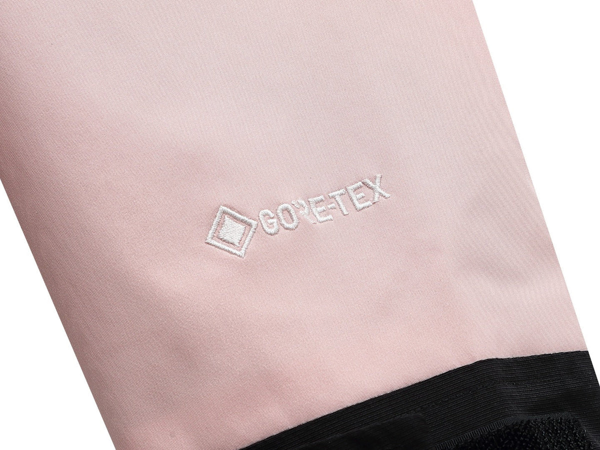 The North Face Women's Men's GORE-TEX Hooded Mountain Jacket - Pink & Black Color Block Waterproof Shell