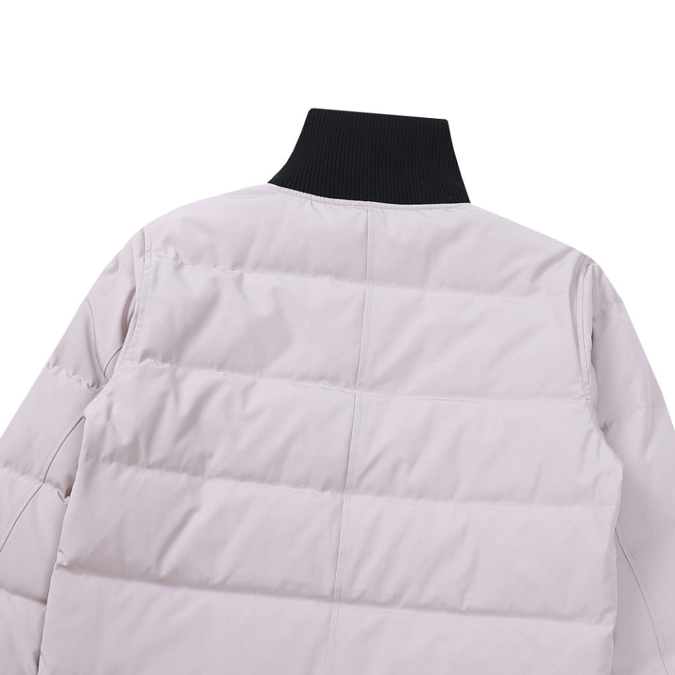 Canada Goose Women's Men's Black Label Cropped Puffer Jacket - Light Pink